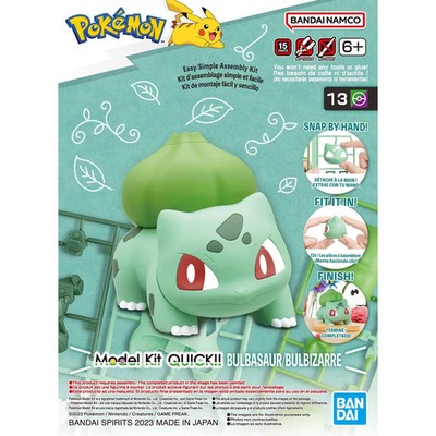 13 Bulbasaur ''Pokemon'', Bandai Hobby Pokémon Model Kit QUICK!