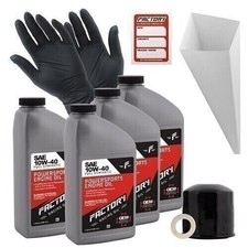 Factory Racing Parts 10W40 4Qt Oil Change Kit For Honda VT700C VT1100C Shadow 44.99 per gallon