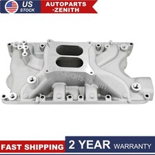 Aluminum Dual Plane Intake Manifold For Ford Small Block Windsor V8 5.8l 351w Us Aluminum Dual Plane Intake Manifold For Ford Small Block Windsor V8 5.8l 351w Us