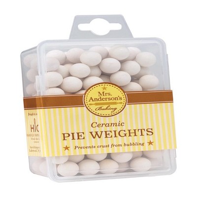 Harold Import Mrs. Anderson's White Ceramic Baking Weight Pie Beans (Pack of 2)