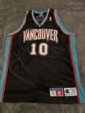 Vancouver Grizzlies Mike Bibby #10 Champion Authentic Jersey Sz 52 Vintage NBA
