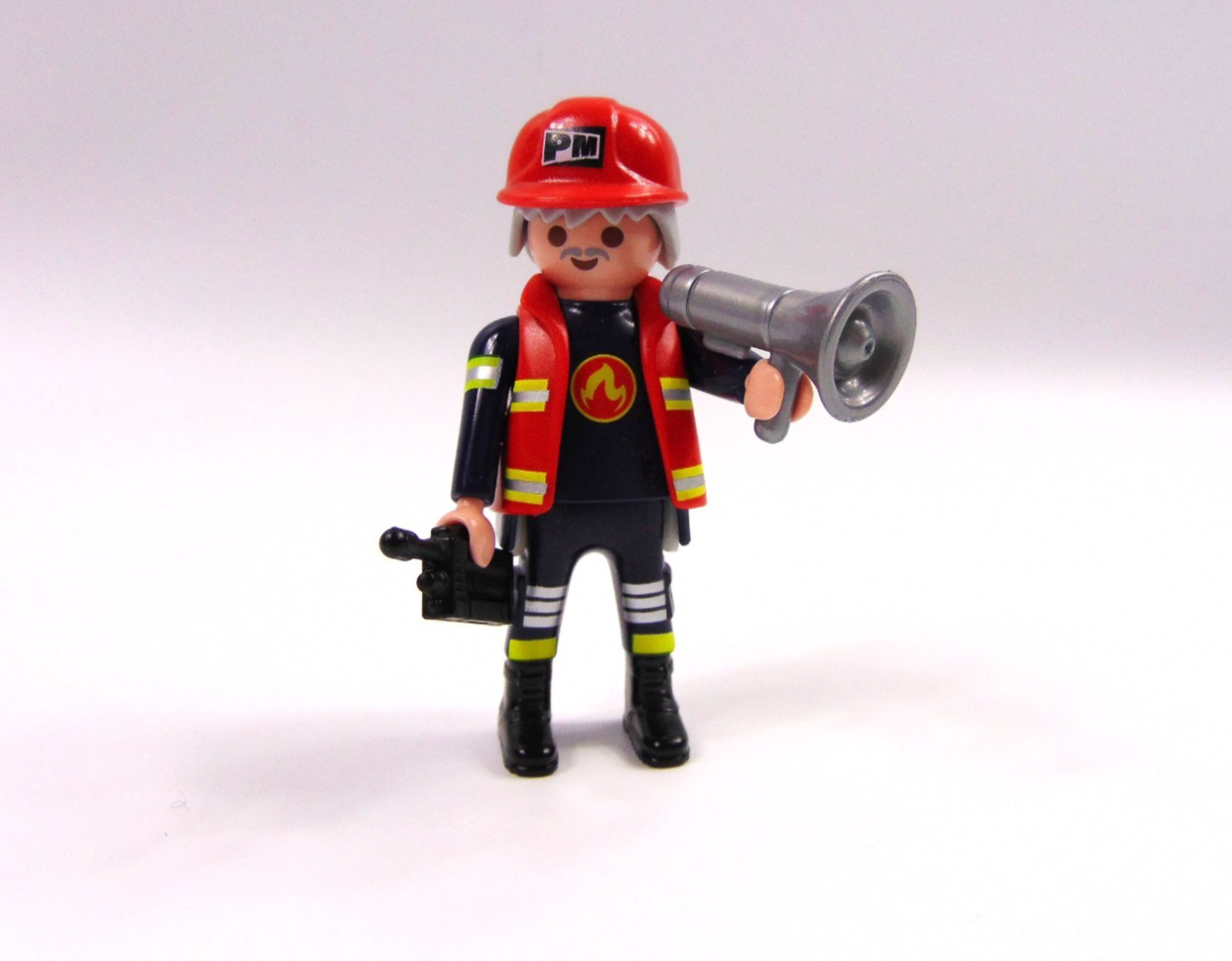 Playmobil 6585 Fire Brigade B Captain Figure Firefighter