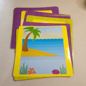 Illustrated Template Sheets Lot of 15 Replacements For Magnamix Learning 