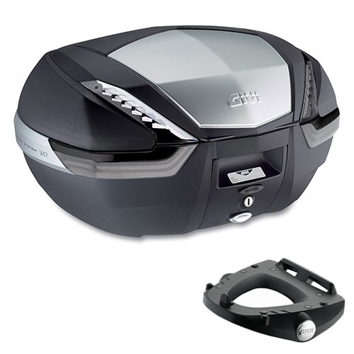 Givi Kit V47NT Bauletto 47LT Mit Piastra FüR Suzuki DL 650 V-Strom 2006 2007-image