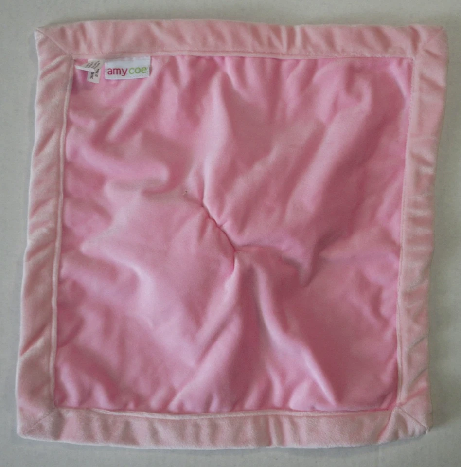 NUEVA Manta de Seguridad Amy Coe Rosa Mariposa Bebé Peluche Lovey Nueva con Etiquetas Foto 4 de 4