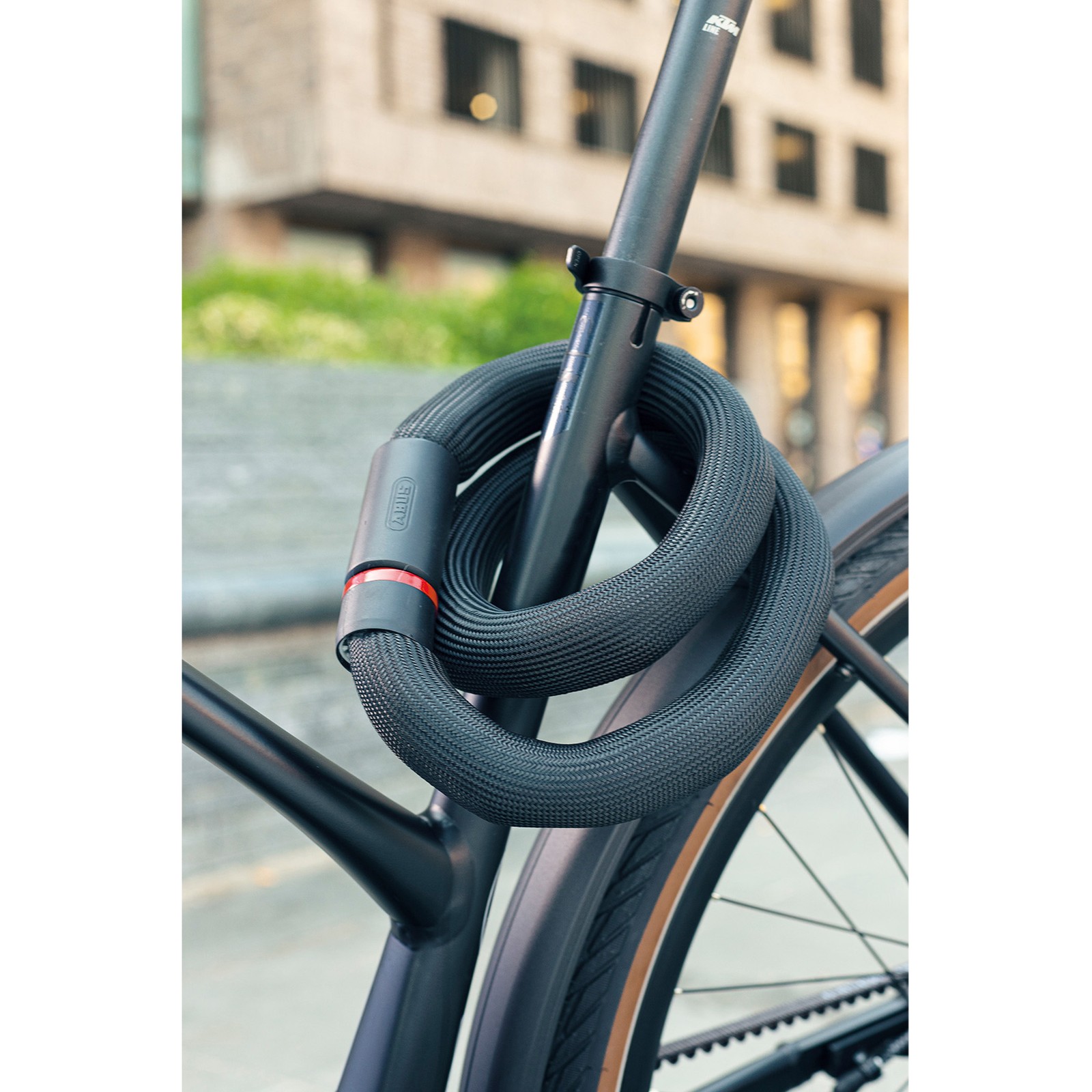 Antivol de vélo à clé ABUS Goose Lock en acier cémenté premium de 6mm
