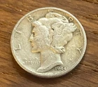 1944 Mercury Dime – WWII 90% Silver – Philadelphia Mint – Winged Liberty