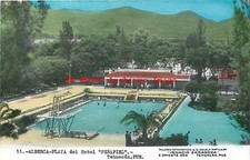 México, Tehuacán, RPPC, Alberca Playa del Hotel "Penafiel", Ignacio Zaragoza 11