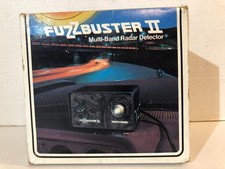Vintage Electrolert Fuzzbuster II Multi-Band Radar Detector Car Dash Unit