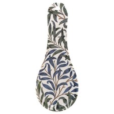 Spoon Rest Melamine Utensil Holder Plate Trivet Willow Bough Nature Leaf Foliage