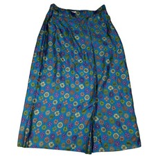 Vintage 80s Floral Skirt Mod Cottagecore Coquette Prairie Boho 90s