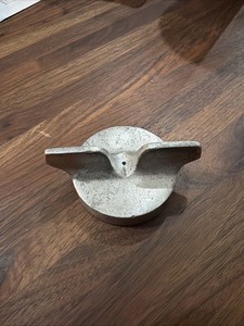 1910s 1920s Alum. Winged GAS CAP RAD CAP vtg early antique vented