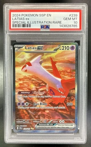 2024 Pokemon Surging Sparks Latias Ex #239/191 PSA 10 GEM MINT