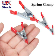 Micro Hand Tools Nylon Spring Clamps Woodworking Grip Metal A-shaped Clip