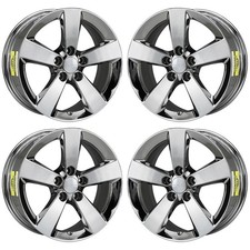 16 Dodge Dart Pvd Bright Chrome-c Wheels Rims Factory Oem 2483 2013-2017