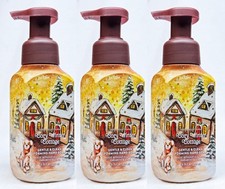 3 Bath  Body Works COZY WINTER COTTAGE Gentle Foaming Hand Soap 8.75 oz