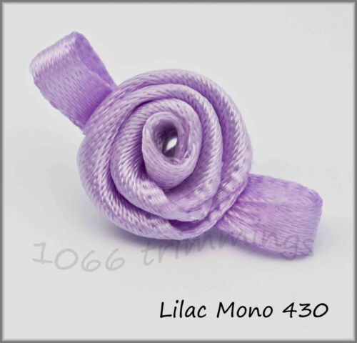 Small Satin or Lurex Ribbon Roses - Picture 35 of 53