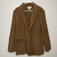 J Crew Corduroy Blazer Jacket Men sz M Brown Pocket Classic Fit Academia Preppy