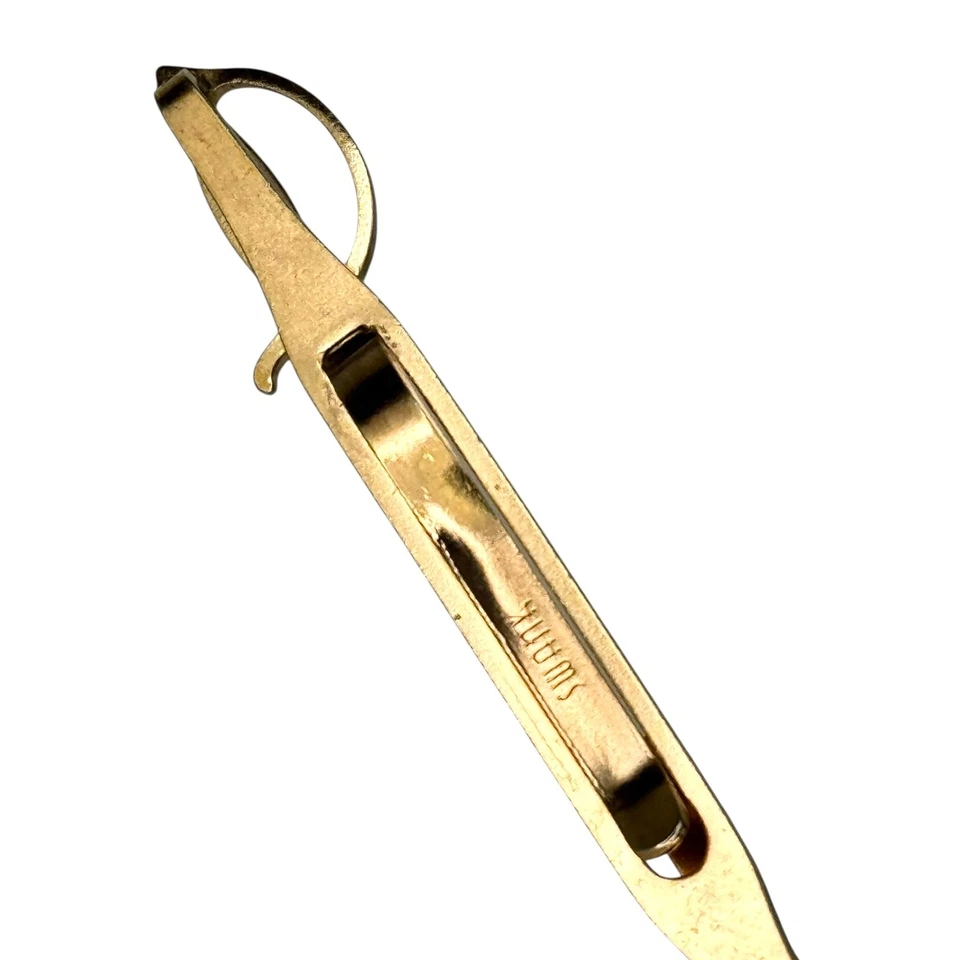 Sword Tie Bar vintage Swank Cravat Holder Mid Century Men's Suit Accessory - Image 4 of 4