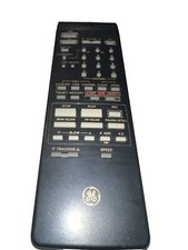 GE Remote Control VSQS0672 for VCR Video Cassette Recorder Black UnTested Japan