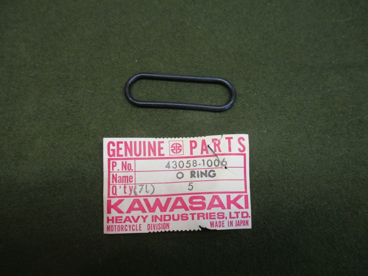 KAWASAKI KZ400 1978 1978 FUEL TAP O RING NOS OEM 43058-1006