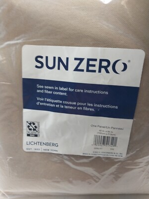 Sun Zero Panel Curtain 40in x 84in Taupe