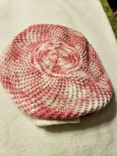 Capelli Kids NY 2 Piece Set Pink Sparkle Beret hat with Gloves