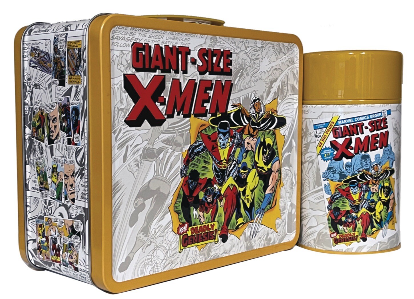 MARVEL Comics Giant Size XMen LUNCH BOX & THERMOS PX Exclusive 2,500