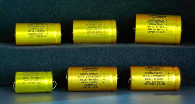 JENSEN 20uF 60uF 80uF 500V / 550V FOR AUDIO ELECTROLYTIC CAPACITOR