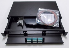 6 12 24 48 72 Port LC Multimode OM3 Fiber Optic Patch Panel Kit 1U Rack Mount