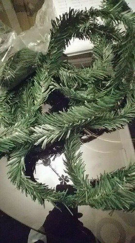 Kiefer Rattan Weihnachtsdeko Anhänger Ornamente Xmas Party hängend 5,5m - Bild 12 von 16