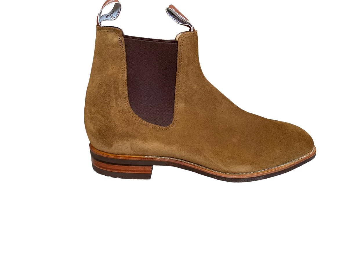 R.M.Williams Men's Comfort Craftsman Suede Chelsea Boots