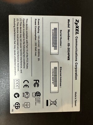 ZyXEL Dimension (ES-2024) 24-Ports External Switch Managed