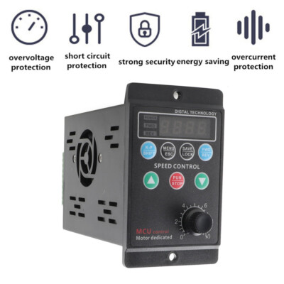 750W Single To 3 Phase 1HP 220V Variable Frequency Drive Inverter VFD VSD 1-99HZ
