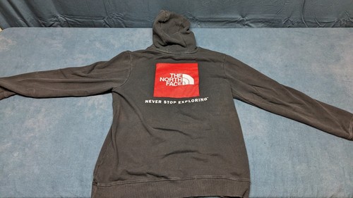 North Face Hoodie Boys Extra Large 18/20 Black Sweatshirt Pullover Sweater - Picture 4 of 4