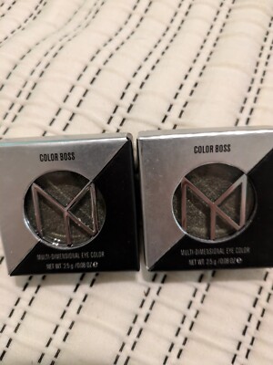 Lot of 2 IL MAKIAGE Color Boss Multi-Dimensional Eye Color   974 Jackpot Green  