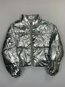levis silver puffer jacket