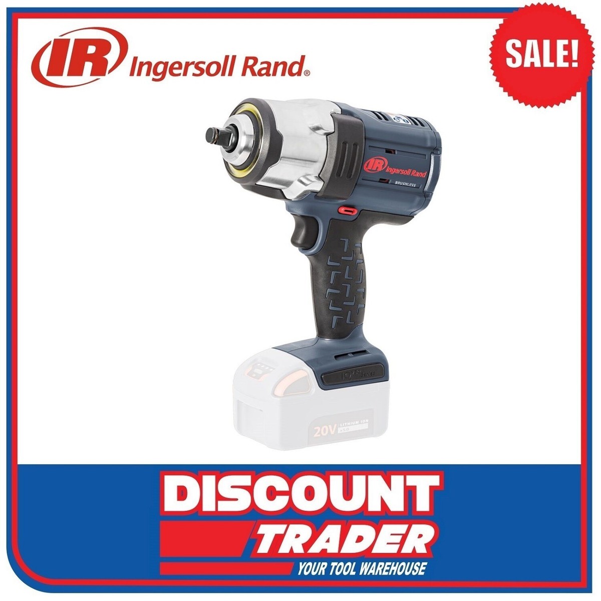 Ingersoll Rand 1/2″ 20V Brushless Li-Ion Cordless High Torque