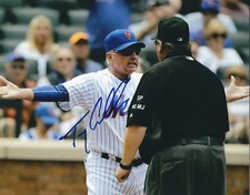 Signed  8x10 TERRY COLLINS New York Mets Autographed Photo - COA