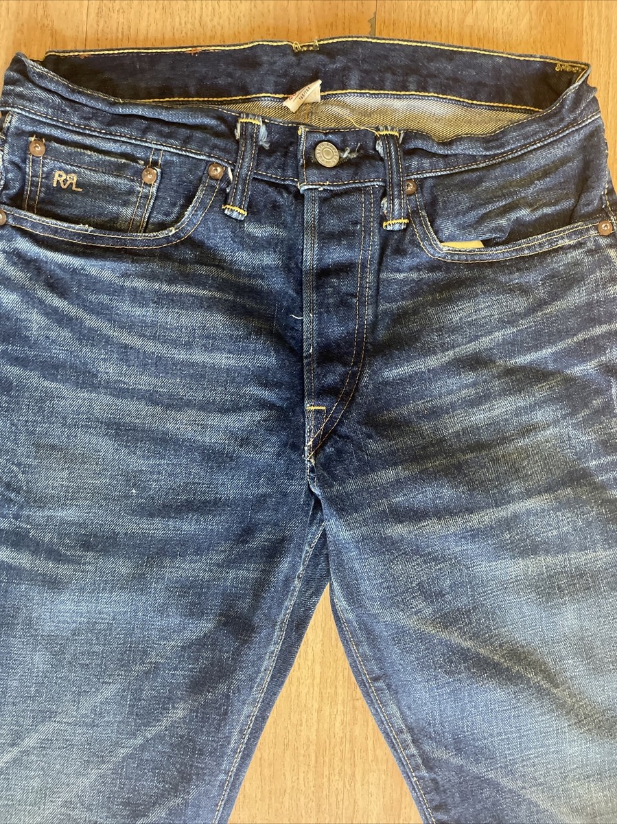 パンツ RRL SLIM FIT 29/30 AMERICAN WOVEN 421 RRL double rl 29/30wash new American woven selvedge slim