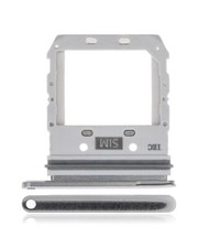 Single Sim Card Tray Compatible For Samsung Galaxy S10 5G Crown Silver 