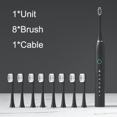 4/8x Brush Original Electric Toothbrush Oral Clean Sonic Whitening Recharge fvf3