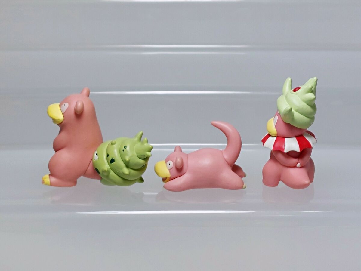 Slowpoke Slowbro Slowking Pokemon Zukan 1/40 Scale Figure Slowpoke Slowbro Slowking Pokemon Zukan 1/40 Scale Figure