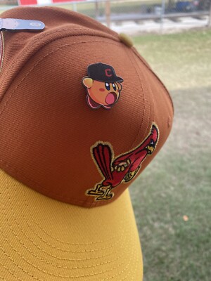 Cultivated Kirby Orange Hat Pin Fitted Hat | eBay