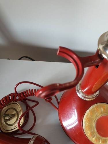 TELEFONO FISSO VINTAGE RETRO' FUNZIONANTE - Zdjęcie 4 z 9