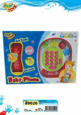Téléphone Portable Enfant – Musique, Lumières, Chiffres – Jeu De Rôle – Compact – Piles AAA Non Incluses – Dès 3 Ans