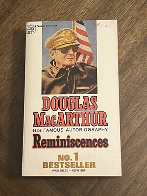 REMINISCENCES Book by General Douglas MacArthur Vintage PB 1965 | eBay