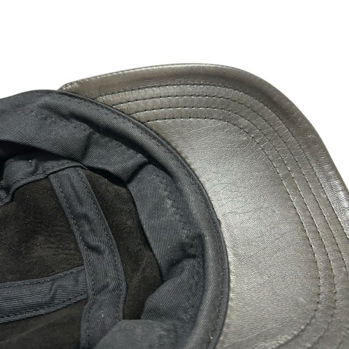 188 Hender Scheme leather jet cap cow leather " water proof jet cap " black - Picture 9 of 20