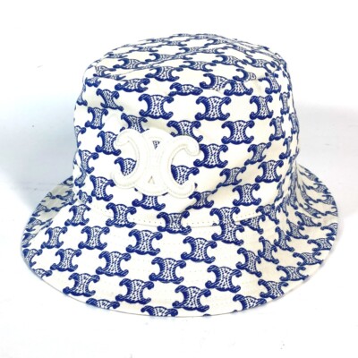 CELINE 2AUE5460U Monogram Triomph logo hat bucket hat bob hat Unused