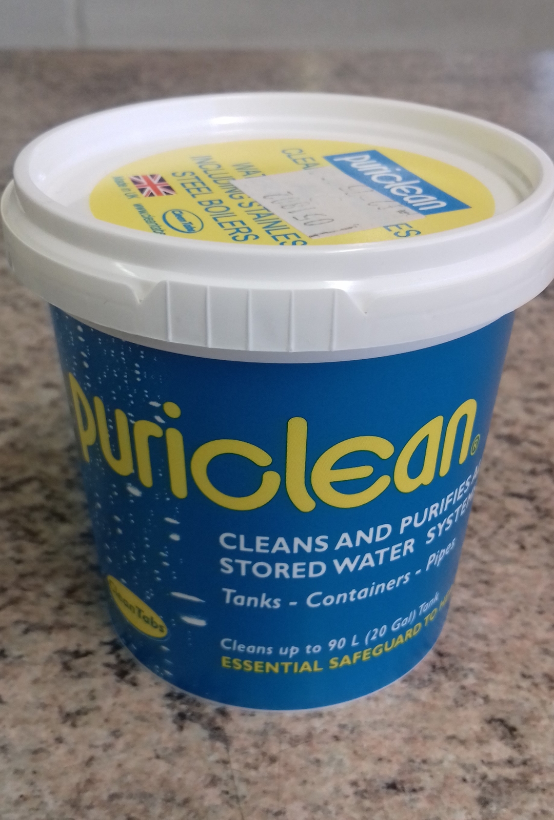 CARAVAN/MOTORHOME PURICLEAN WATER PIPE CLEANER/PURIFIER 100g NEW